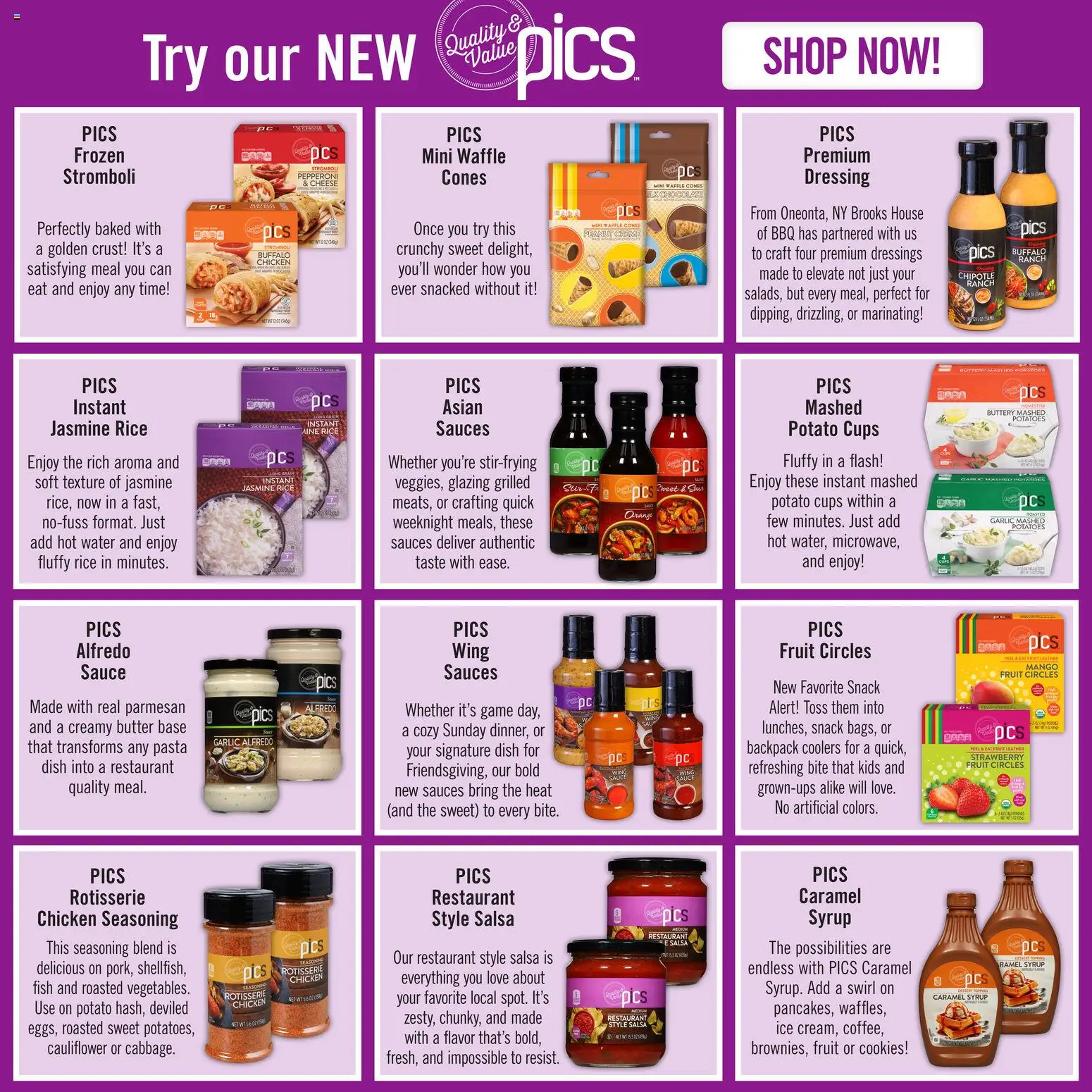 Price Chopper Brands Own - valid from 01.11.2025 | Page: 1 | Products: Chocolate, Pasta, Mango, Garlic