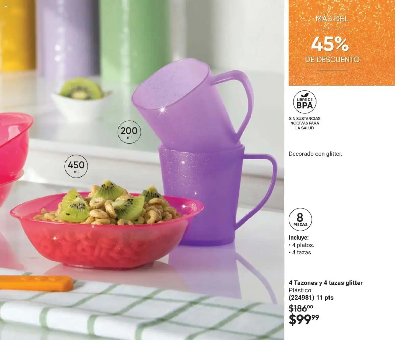 Nuevas ofertas de AVON válidas en toda la República Mexicana desde el 08.05.2026. ¡Encuentra las mejores ofertas en AVON Casa & Estilo 8 2026! | Página: 83 | Productos: Glitter