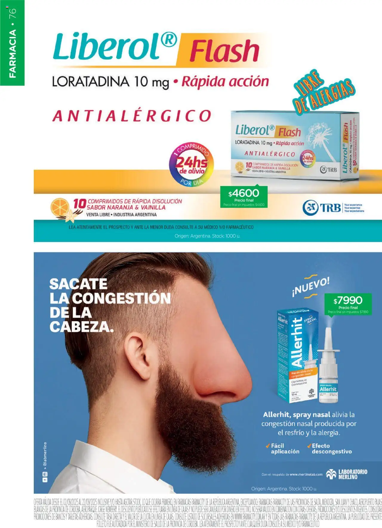 Farmacity catálogo │ válido desde el 02.09.2025 | Página: 76
