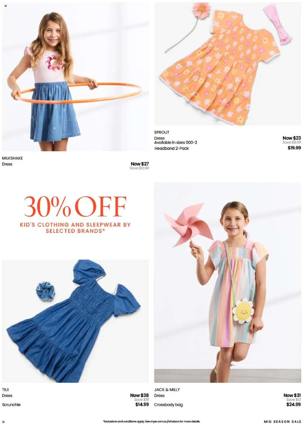 Myer catalogue - valid from 10.09.2025 | Page: 28 | Products: Crossbody, Headband, Sleepwear, Bag