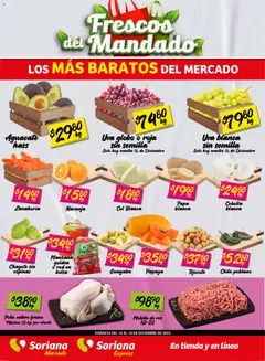 Vista previa de Soriana - Frescos del Mandado Mercado: Tamaulipas, nuevo folleto de la tienda, válido en México a partir del 16.12.2025