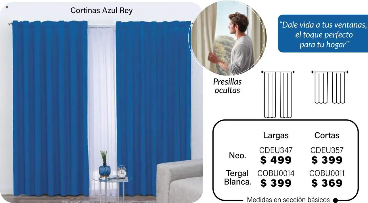 Nuevas ofertas de Colchas Concord válidas en toda la República Mexicana desde el 01.08.2025. ¡Encuentra las mejores ofertas en Colchas Concord - Catálogo! | Página: 1052 | Productos: Cortinas