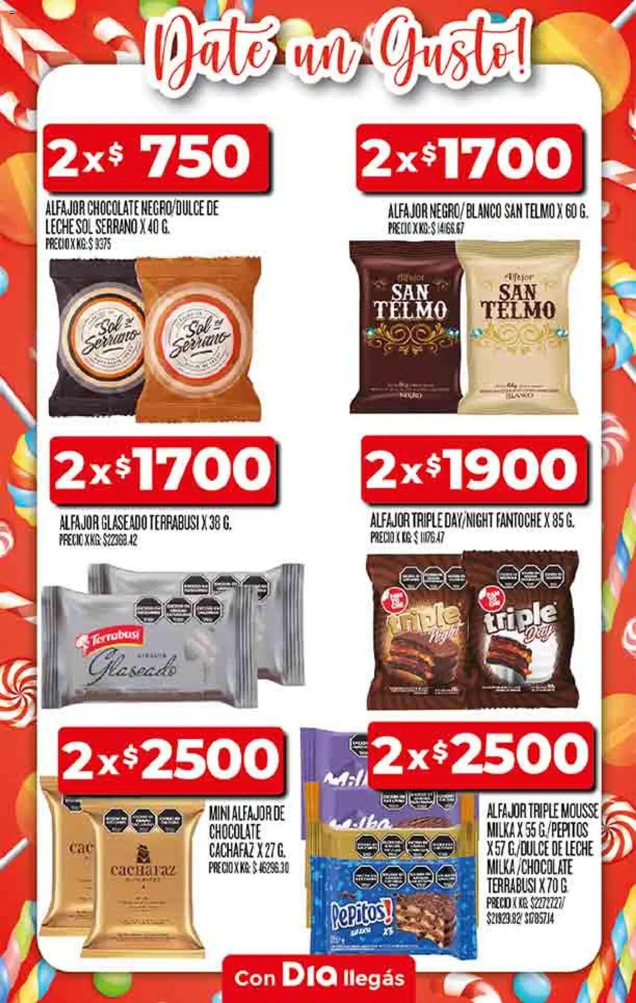 Supermercado DIA Ofertas - Salta y Jujuy │ válido desde el 30.07.2025 | Página: 35 | Productos: Mousse, Leche, Chocolate, Alfajor