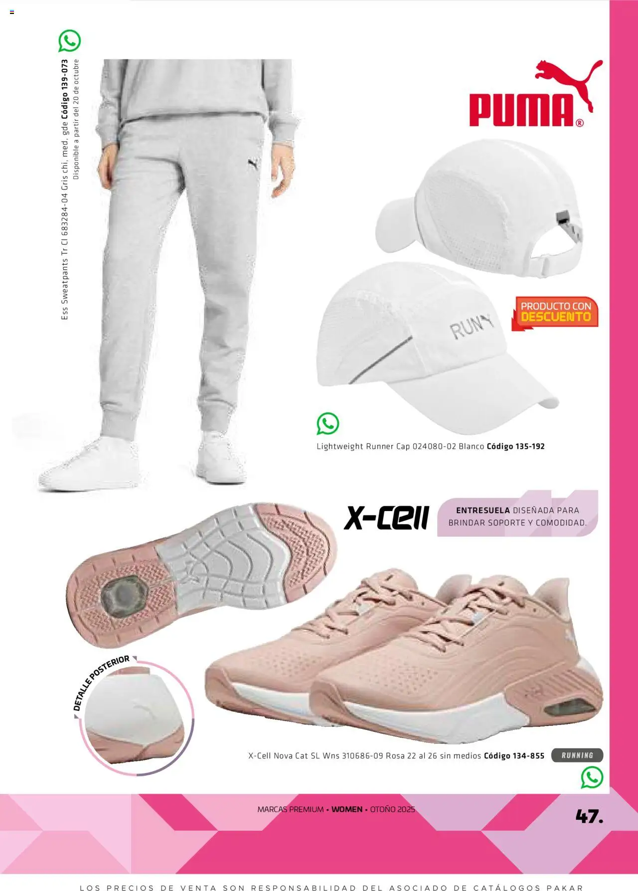 Nuevas ofertas de SC Pakar válidas en toda la República Mexicana desde el 29.08.2025. ¡Encuentra las mejores ofertas en SC Pakar - Catálogo Otoño Women! | Página: 47