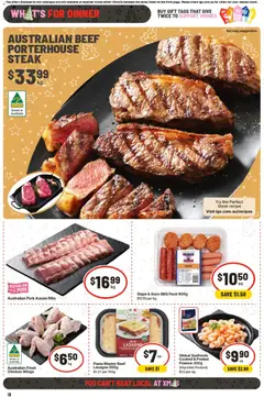 Preview of IGA  Catalogue  - valid from 26.11.2025 | Page: 13 | Products: Chicken, Beef, Pasta, Prawns