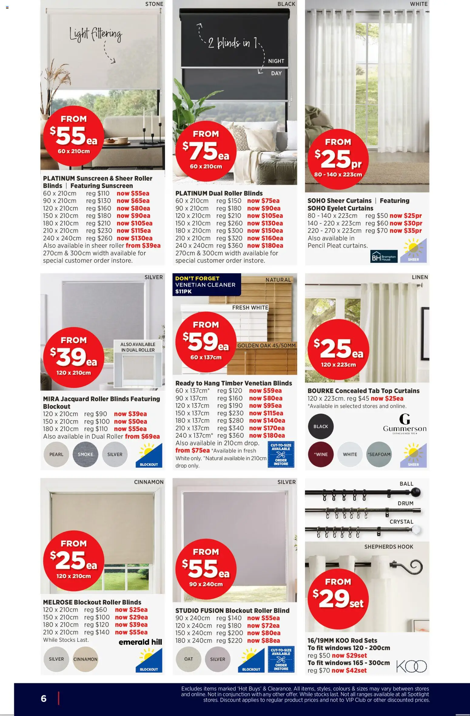 Spotlight catalogue - valid from 29.10.2025 | Page: 6 | Products: Blinds, Emerald, Sunscreen, Pear