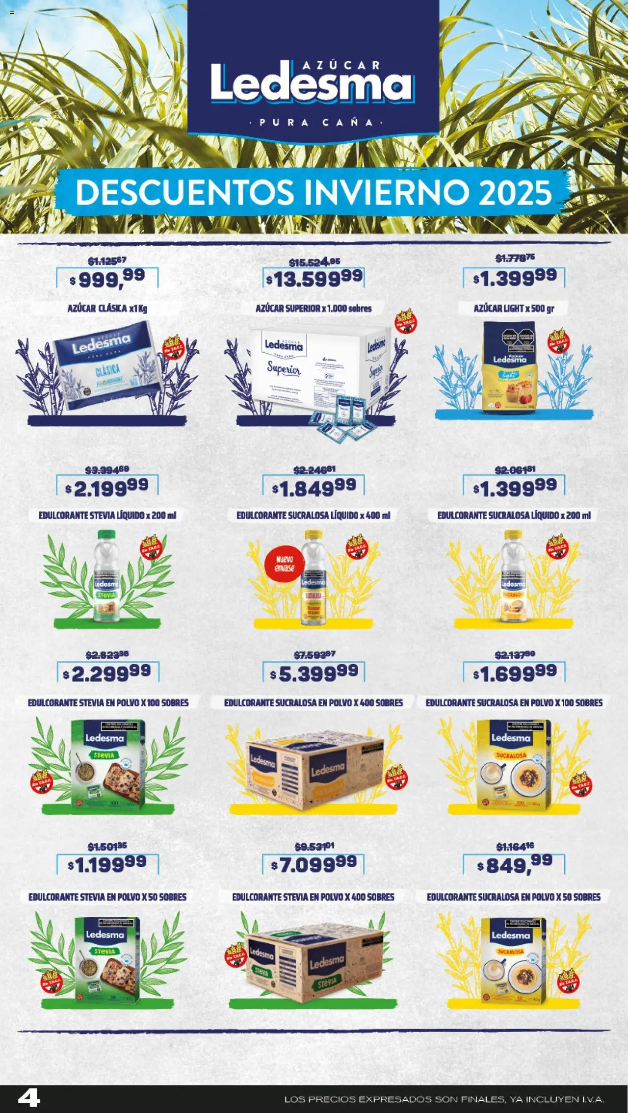Makro - Ofertas Especiales │ válido desde el 11.09.2025 | Página: 4 | Productos: Azucar, Polvo, Edulcorante
