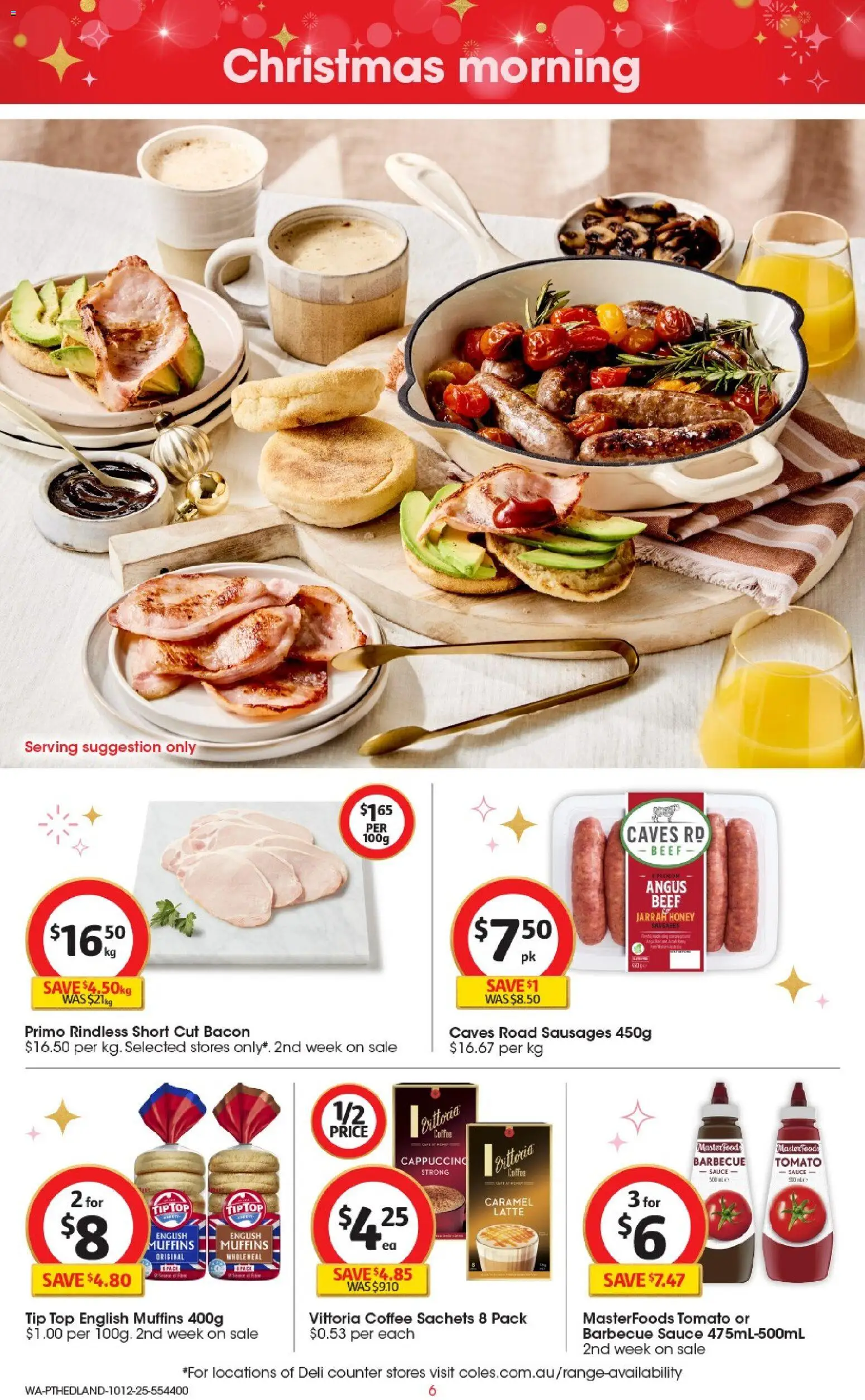 Coles catalogue - valid from 10.12.2025 | Page: 7 | Products: Honey, Muffins, Beef, Sauce