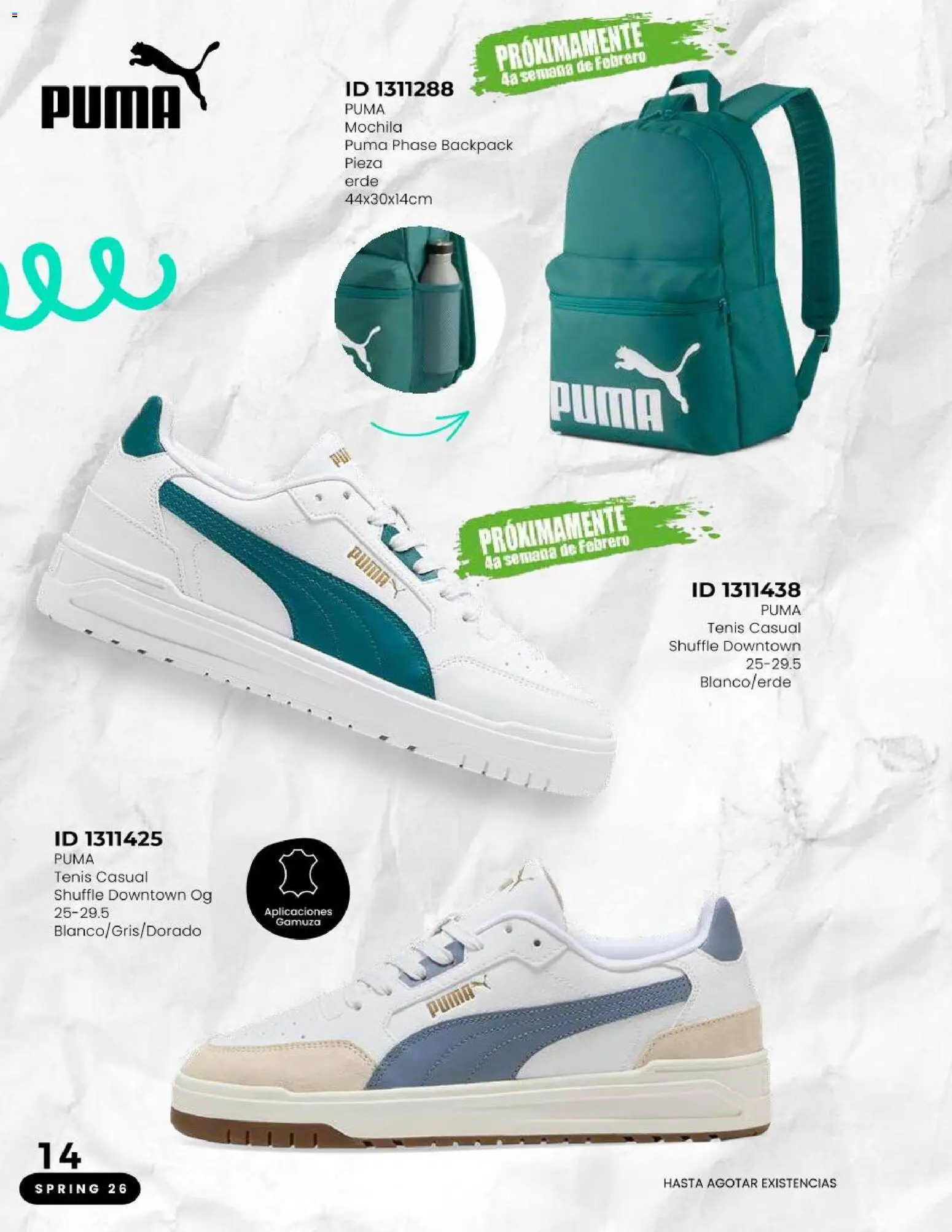 Nuevas ofertas de Price Shoes válidas en toda la República Mexicana desde el 15.02.2026. ¡Encuentra las mejores ofertas en Price Shoes catálogo ! | Página: 14 | Productos: Tenis, Mochila, Gamuza