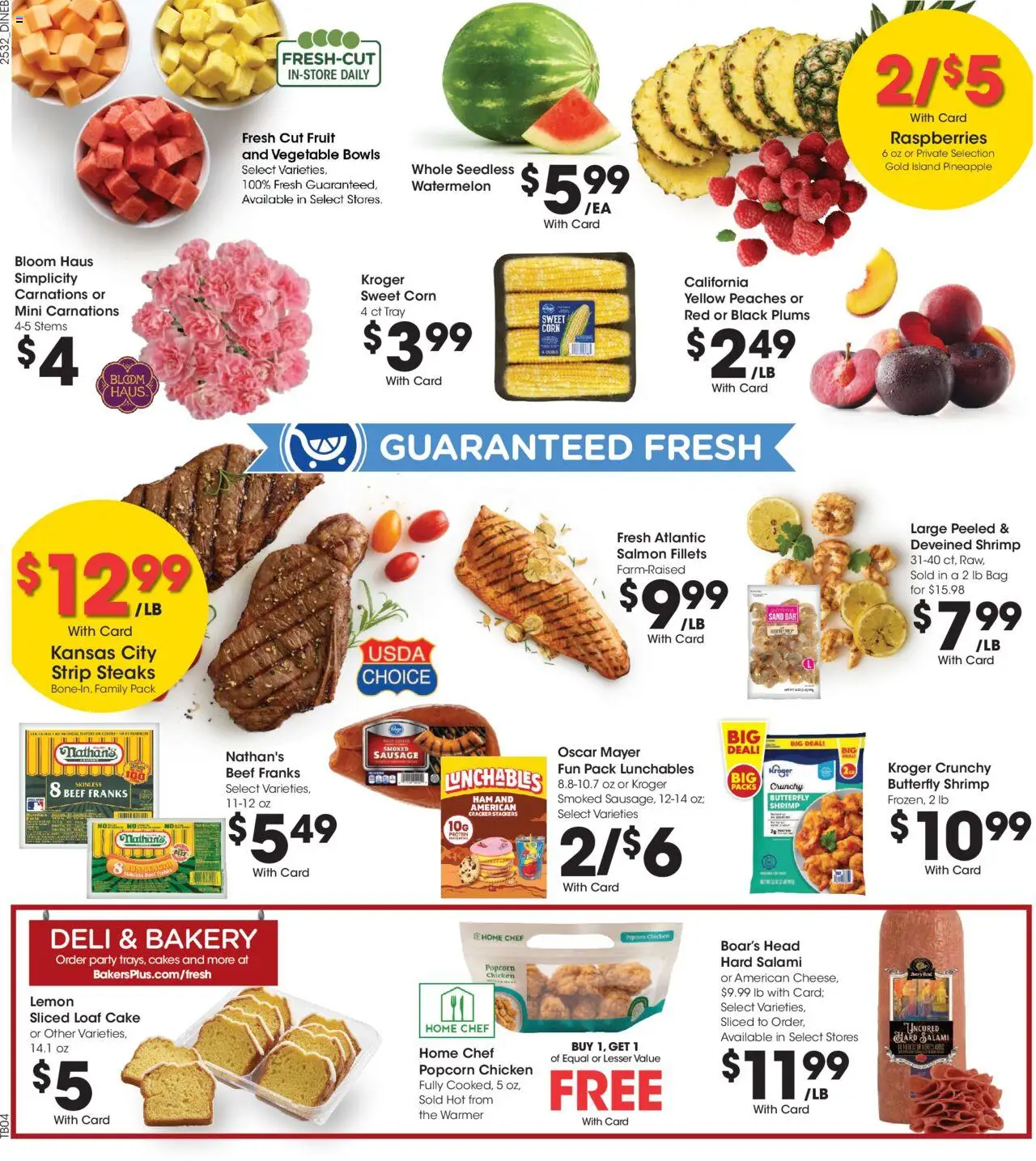 Baker's Weekly Ad - valid from 10.09.2025 | Page: 10 | Products: Ham, Pineapple, Lemon, Bag