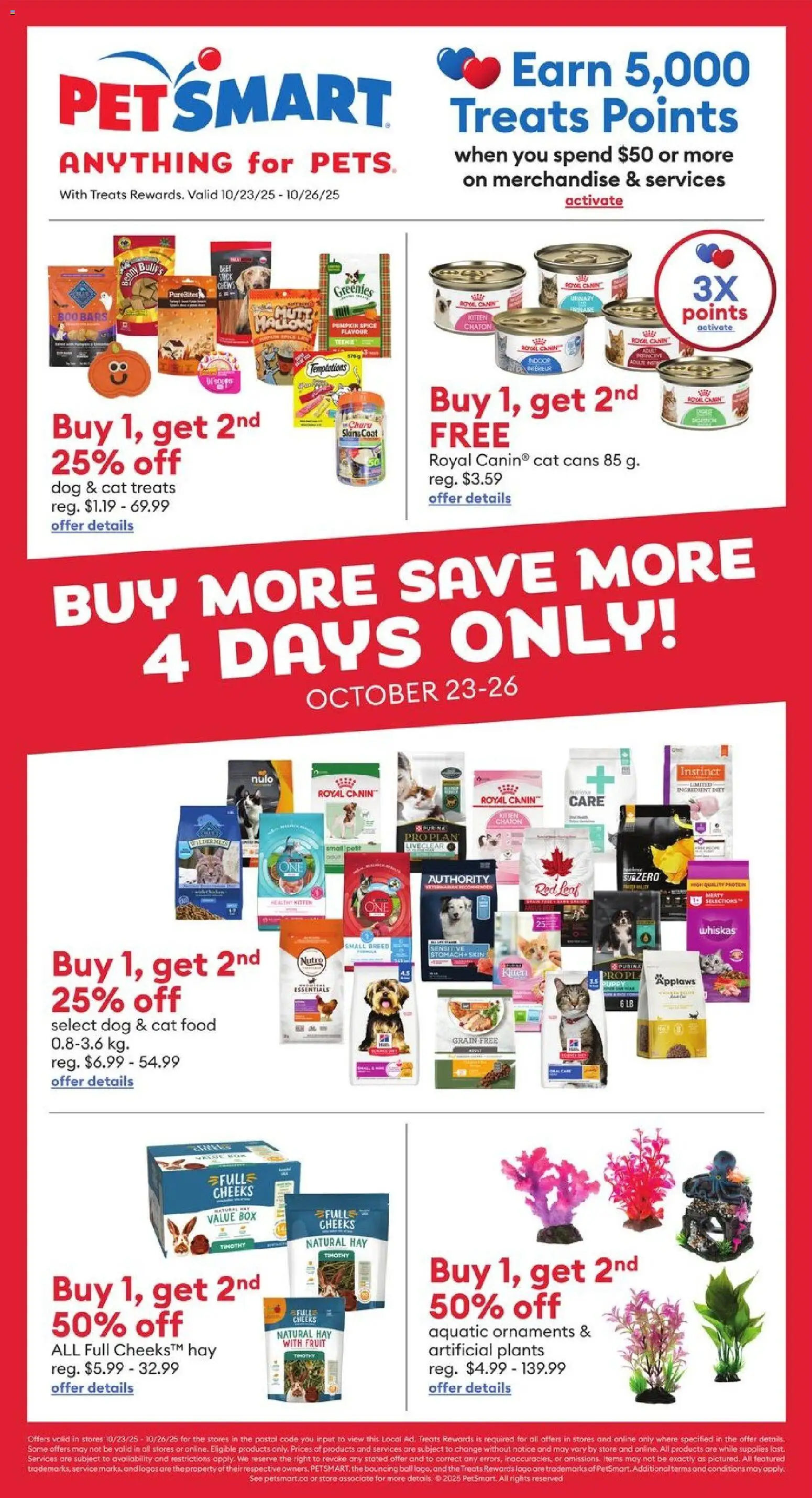 Petsmart flyer valid from 23.10.2025 | Page: 1 | Products: Box, Pumpkin
