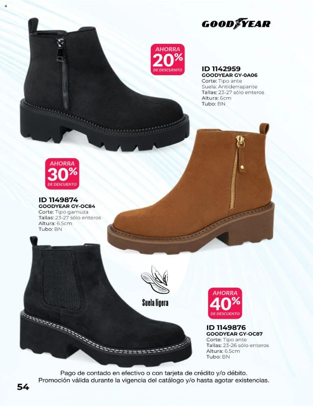 Nuevas ofertas de Price Shoes válidas en toda la República Mexicana desde el 25.06.2025. ¡Encuentra las mejores ofertas en Price Shoes catálogo Oportunidades Botas! | Página: 54 | Productos: Gamuza