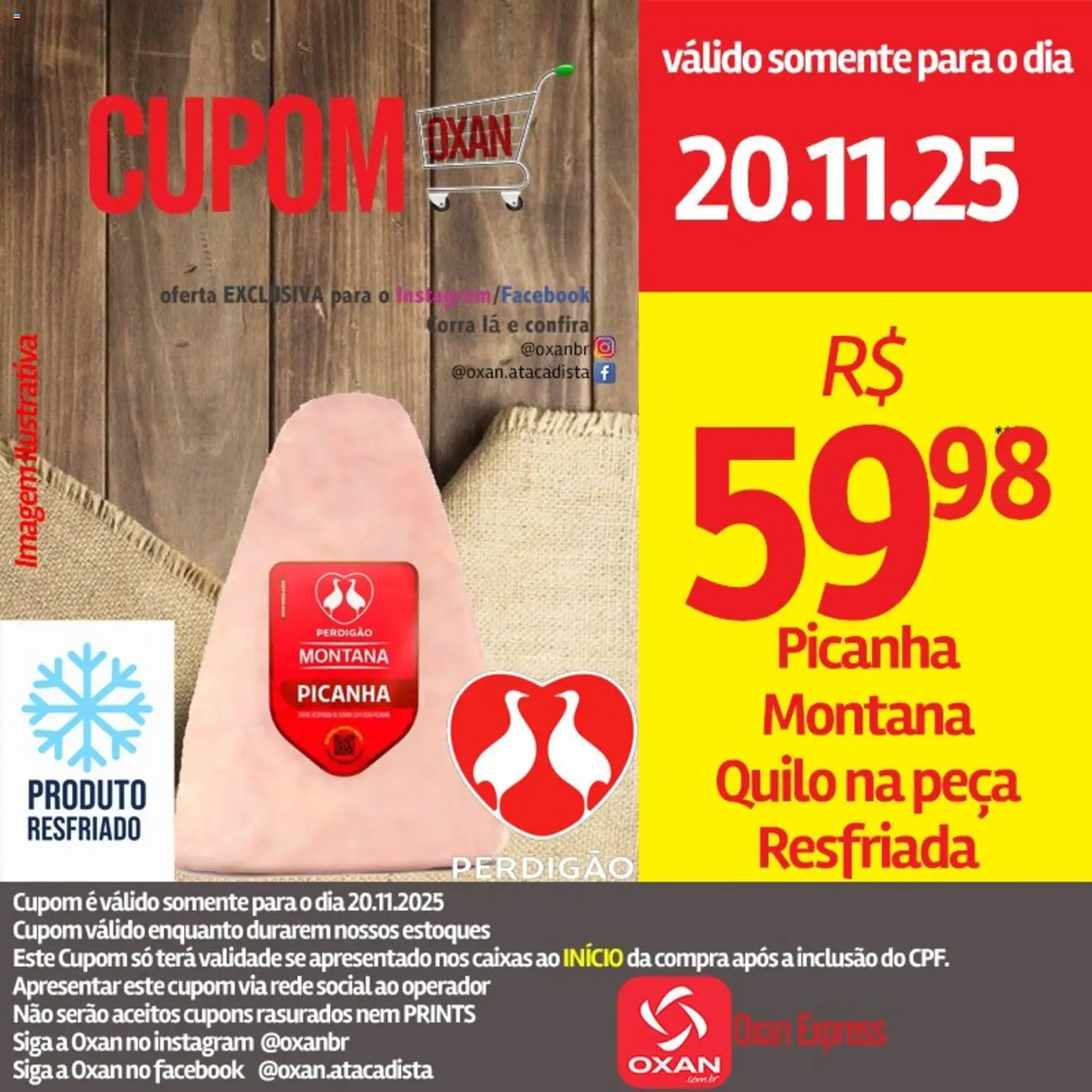 Oxan Atacadista Folheto - válido de 20.11.2025 | Página: 2 | Produtos: Montana picanha, Picanha