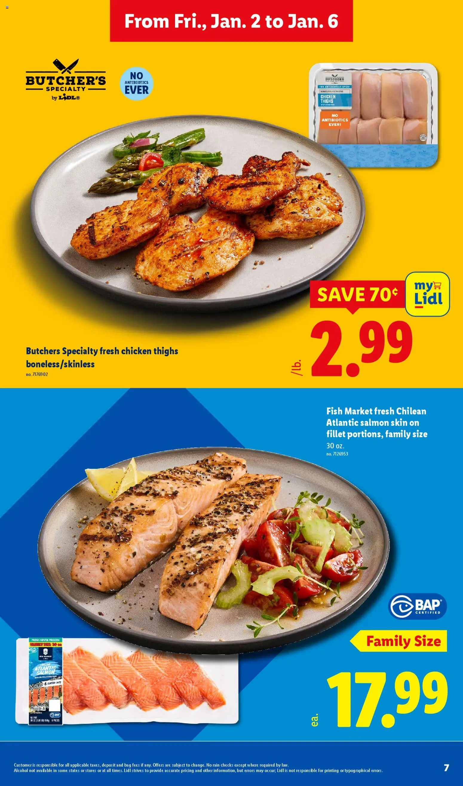 Lidl Weekly Ad - valid from 02.01.2026 | Page: 7 | Products: Fish, Bag