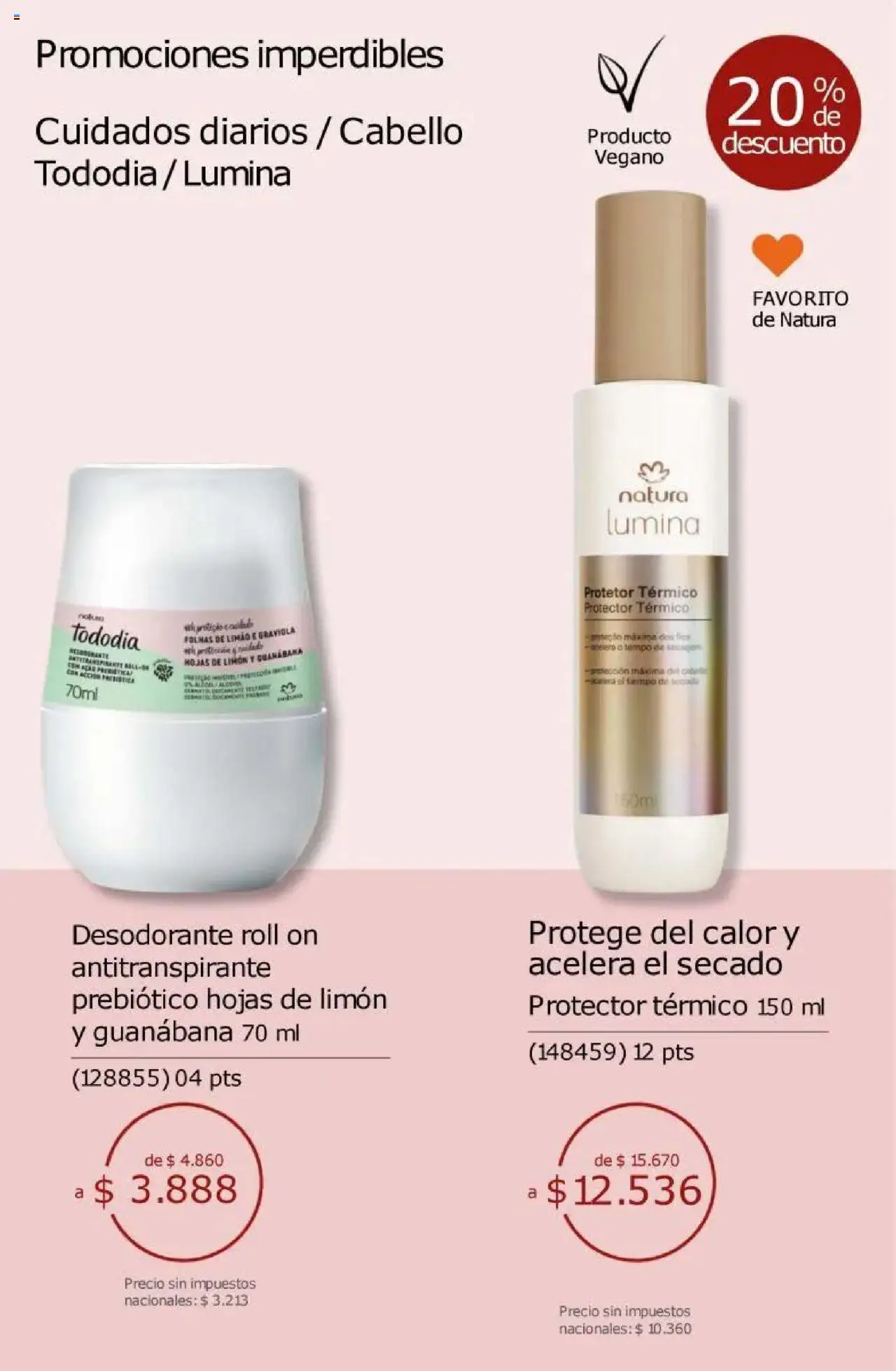 Catálogo Natura Ciclo 11 │ válido desde el 11.08.2025 | Página: 41 | Productos: Desodorante, Antitranspirante, Limón