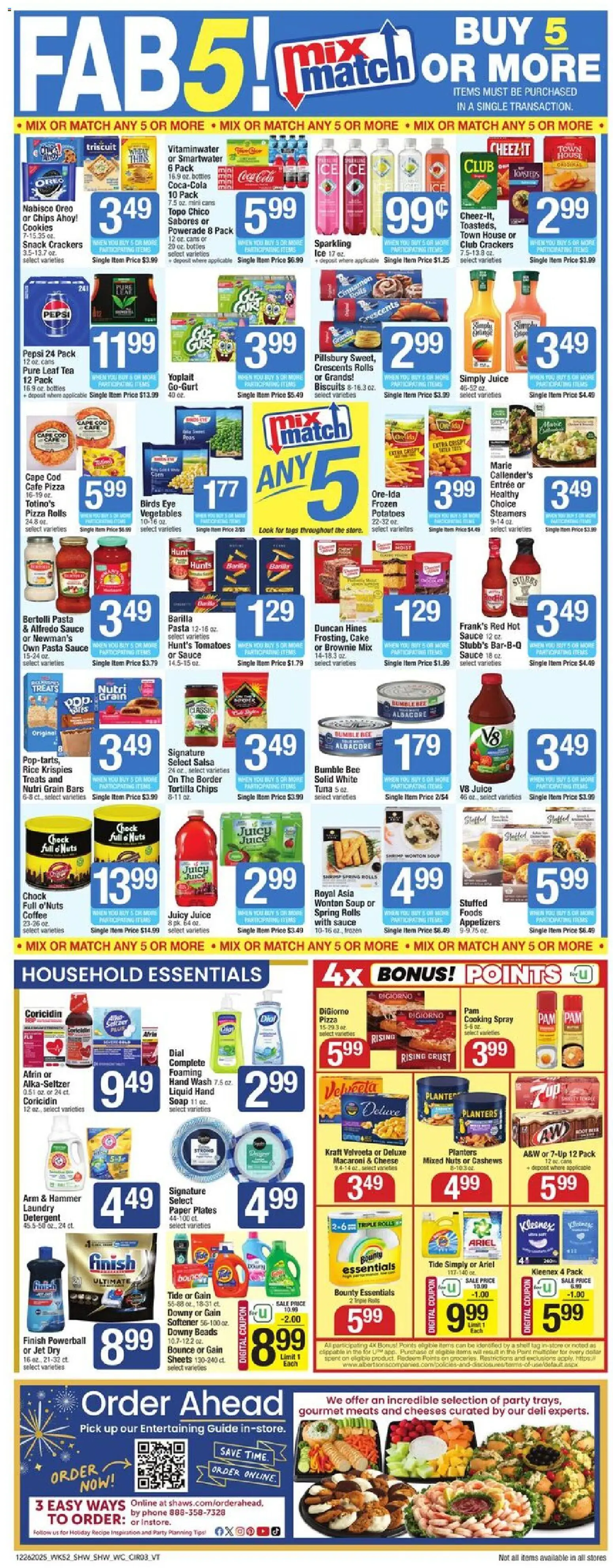 Shaw's Weekly Ad - VT - valid from 26.12.2025 | Page: 3 | Products: Coffee, Juice, Nuts, Vegetables
