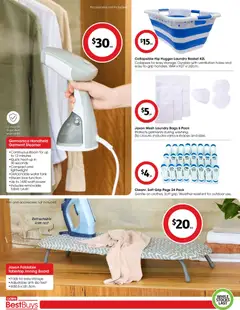 Preview of Coles Best Buys - Cleaner Living - valid from 30.01.2026 | Page: 6 | Products: Basket, Brush, Water, Iron