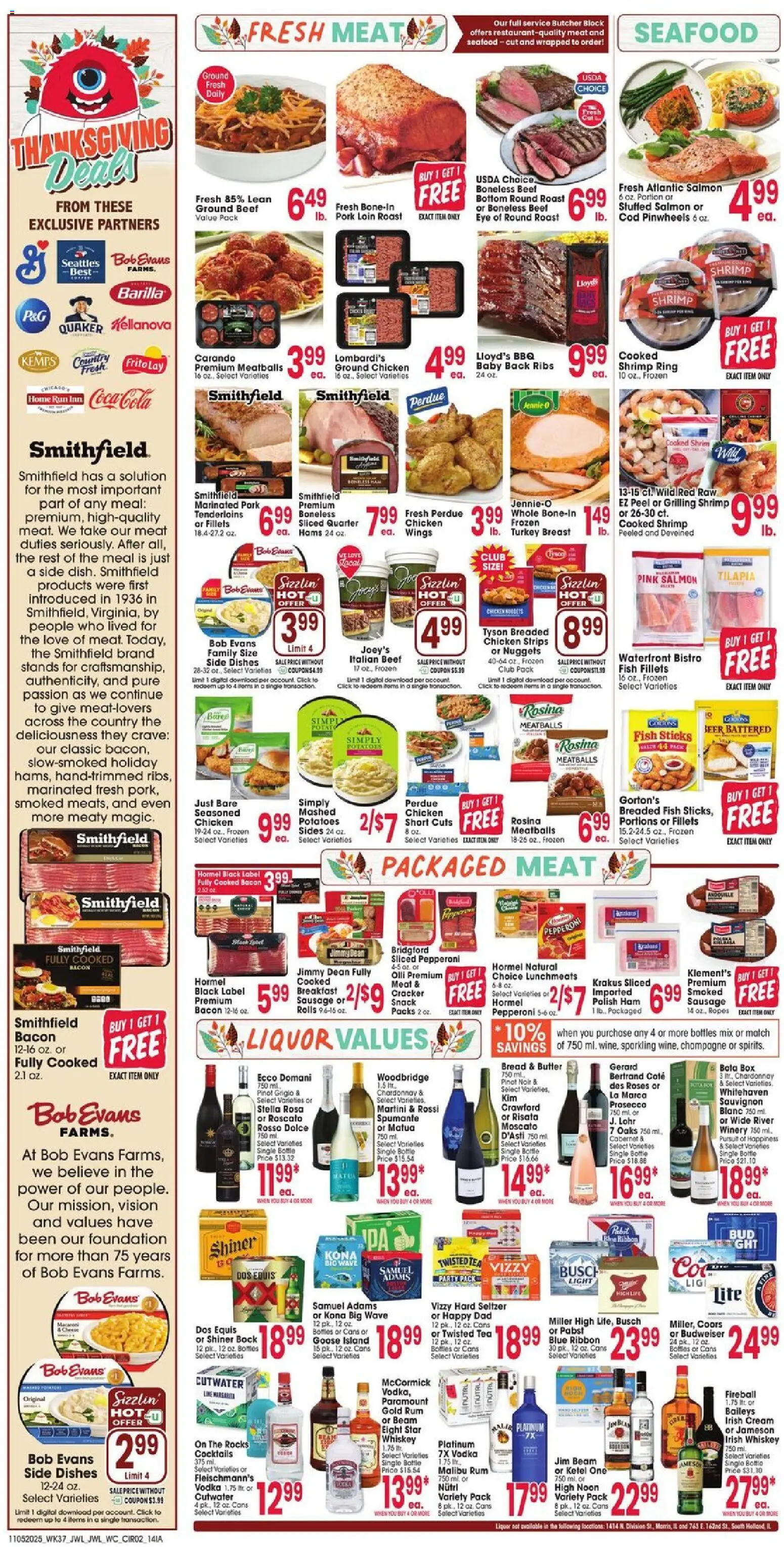 Jewel Osco Weekly Ad - IA - valid from 05.11.2025 | Page: 2 | Products: Box, Cream, Whiskey, Seafood