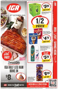 Preview of IGA Catalogue NSW - valid from 29.10.2025