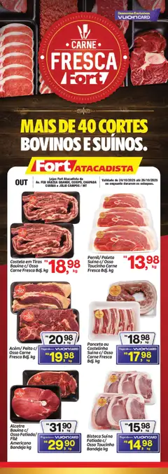 Fort Atacadista - Ofertas Carne Fresca - Pré-Visualização do folheto da loja Fort Atacadista, válido de 24.10.2025