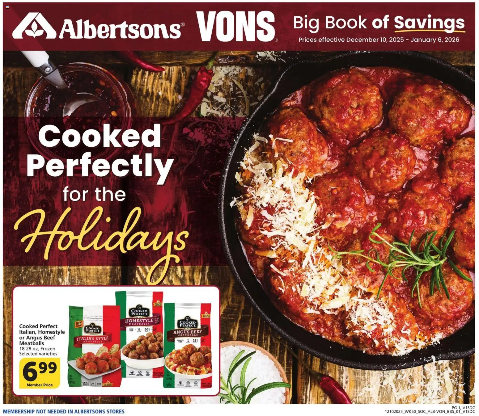 Vons Big Book of Savings - valid from 10.12.2025 | Page: 1 | Products: Beef