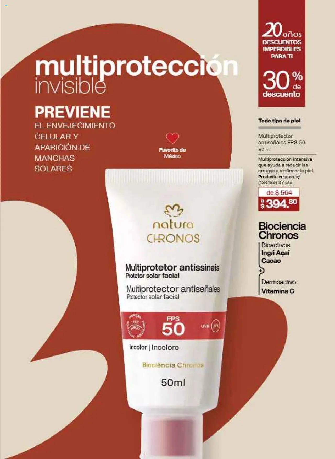 Nuevas ofertas de Natura válidas en toda la República Mexicana desde el 21.07.2025. ¡Encuentra las mejores ofertas en Natura - Campaña12 2025! | Página: 79 | Productos: Cacao, Protector solar
