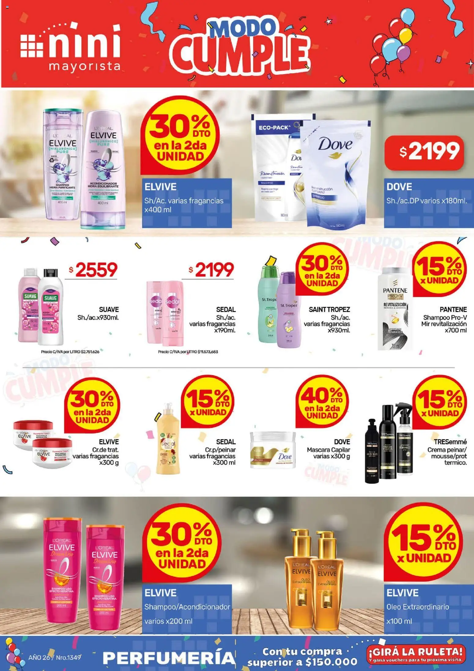 NINI Mayorista Ofertas │ válido desde el 02.03.2026 | Página: 2 | Productos: Máscara, Shampoo, Acondicionador, Crema