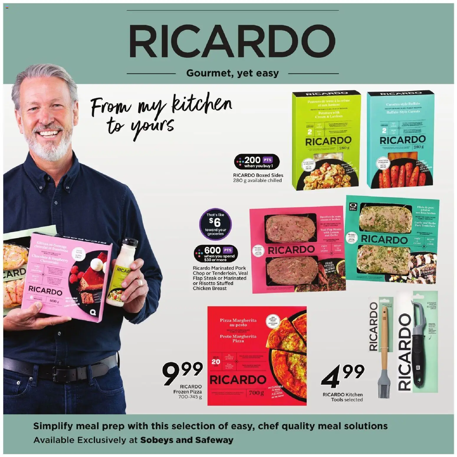 Safeway flyer valid from 30.10.2025 | Page: 17 | Products: Cream, Potatoes, Chocolate, Chicken