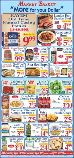 Preview of Market Basket weekly ads valid from 12.04.2026