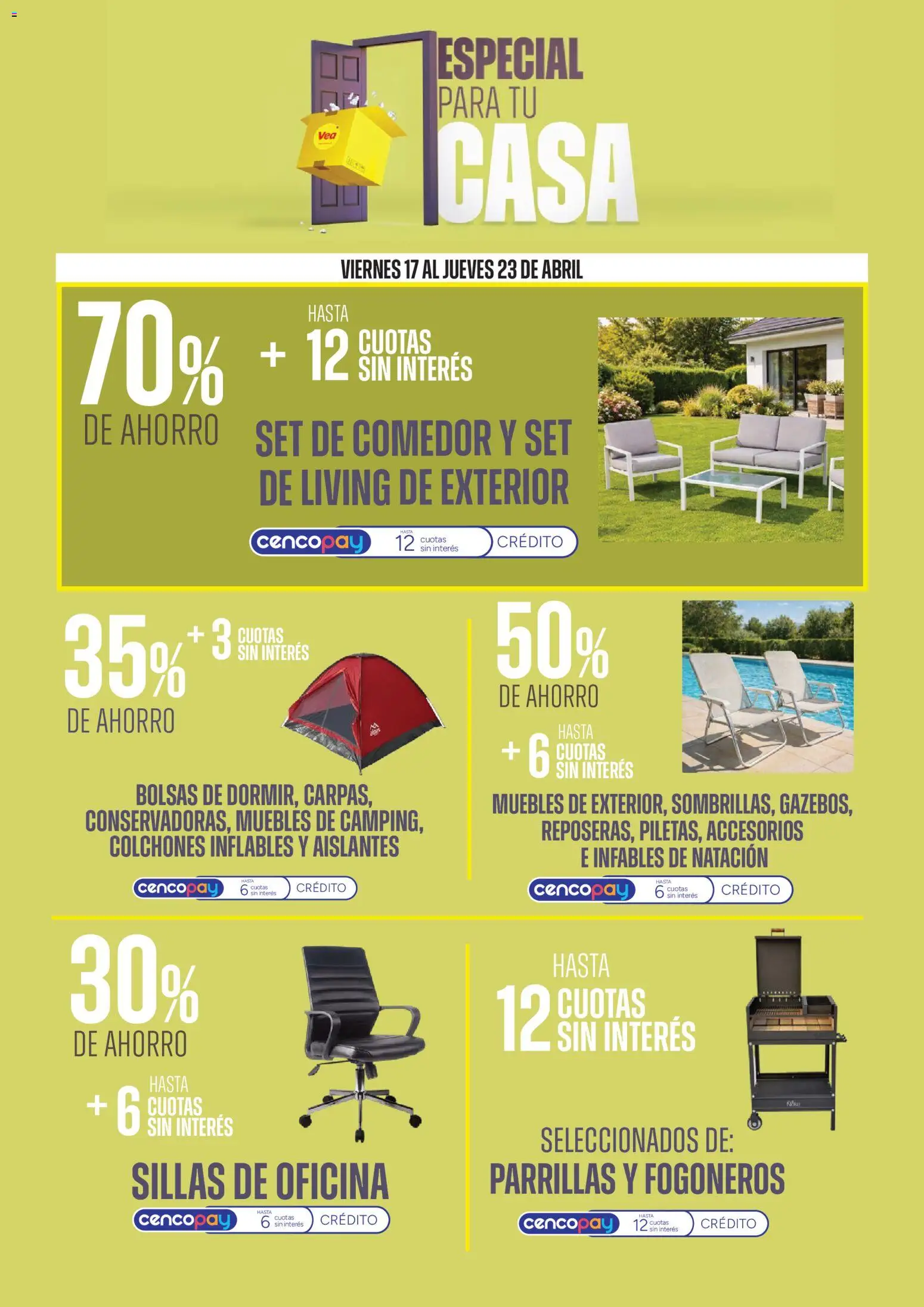Vea - Ofertas especial para tu casa │ válido desde el 17.04.2026 | Página: 4