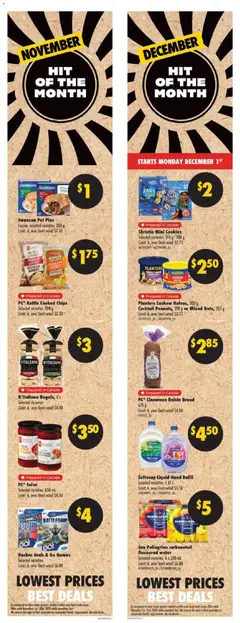 Preview of Christie Mini Cookies, Selected varieties, 144 g - 200 g from shop No Frills valid from 27.11.2025 | Page: 11