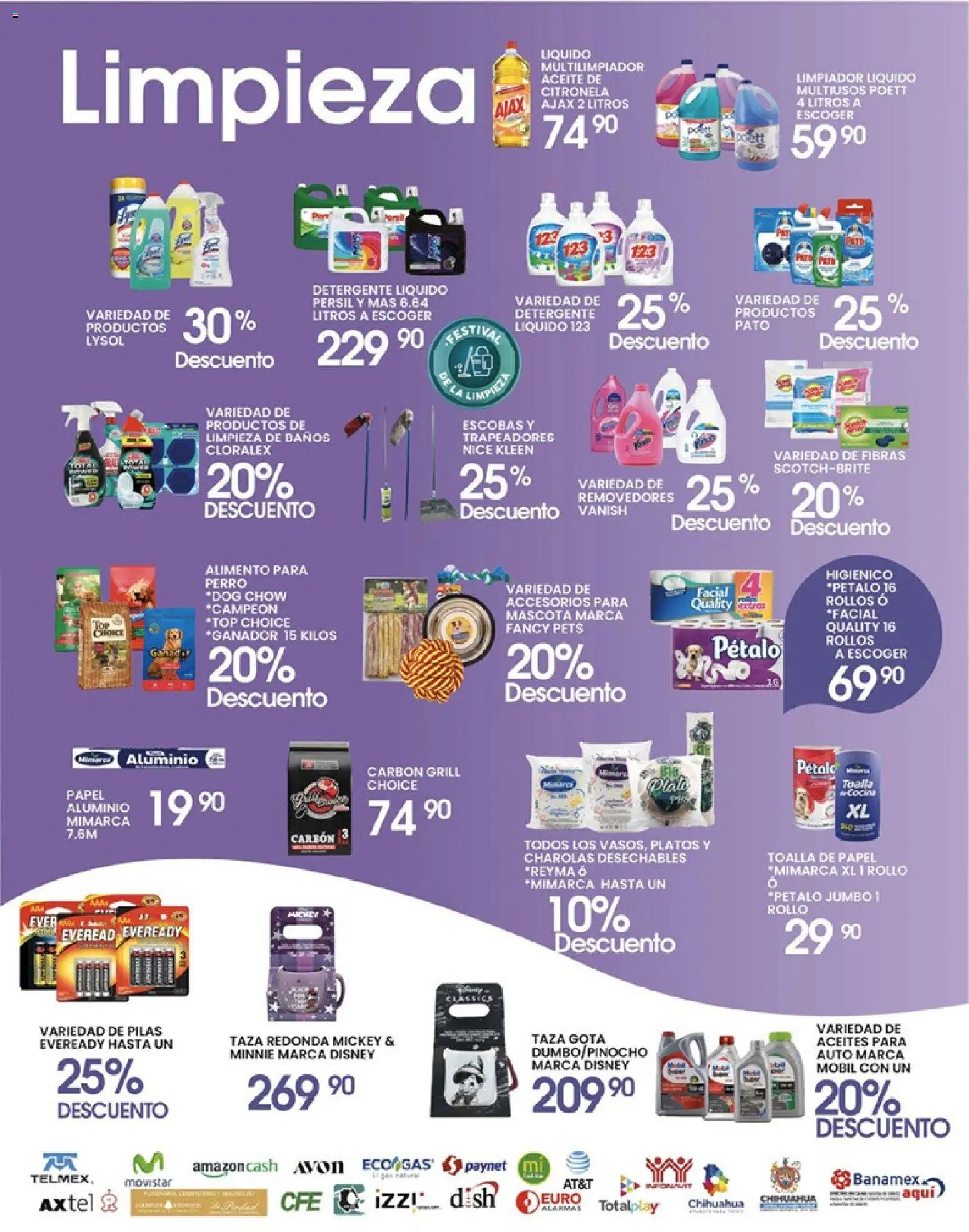 Nuevas ofertas de Alsuper válidas en toda la República Mexicana desde el 24.04.2026. ¡Encuentra las mejores ofertas en Alsuper folleto Chihuahua-Ciudad! | Página: 5 | Productos: Detergente, Taza, Limpiador, Top