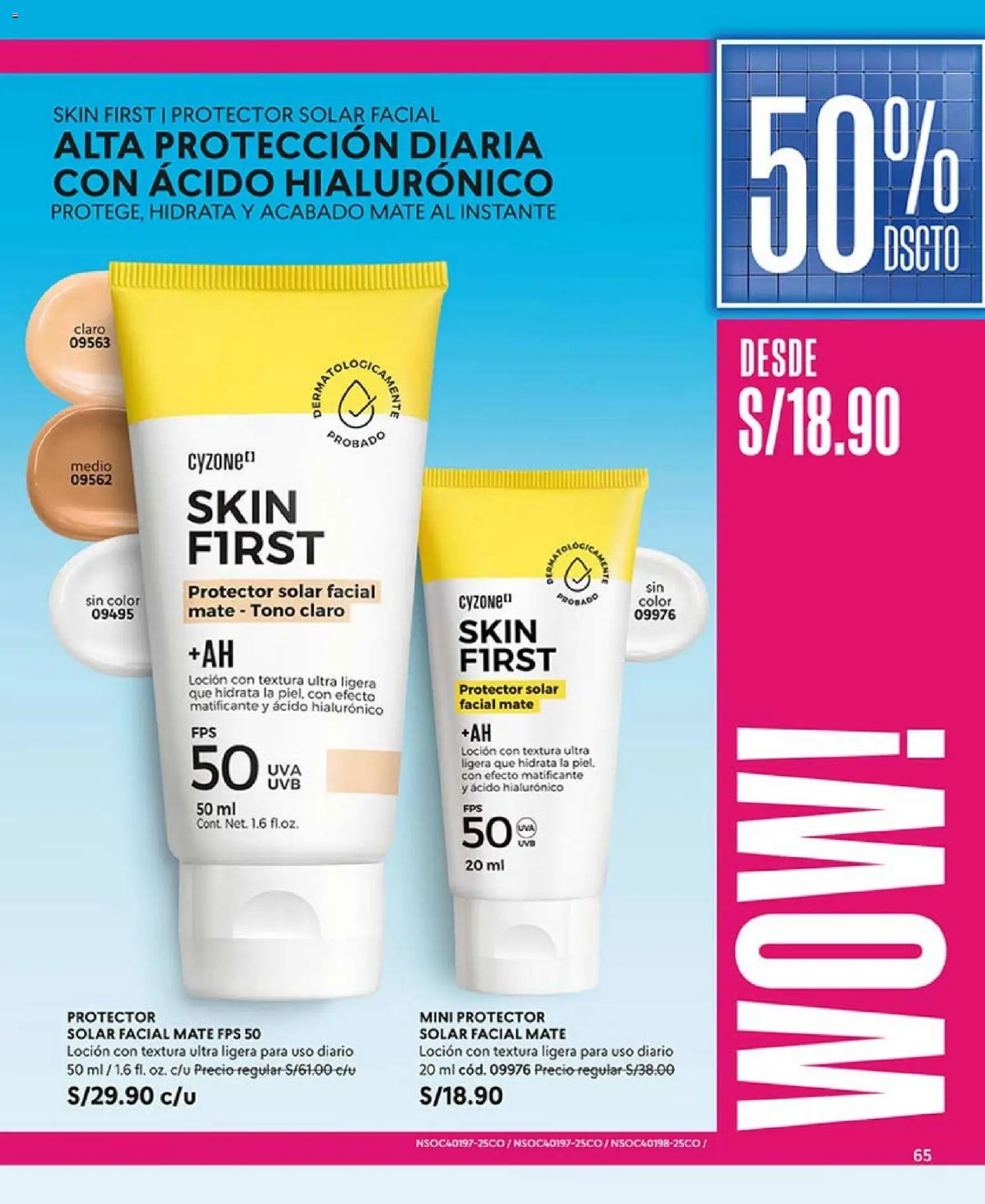 Catálogo CyZone válido desde 31.01.2026 | Página: 65 | Productos: Protector solar