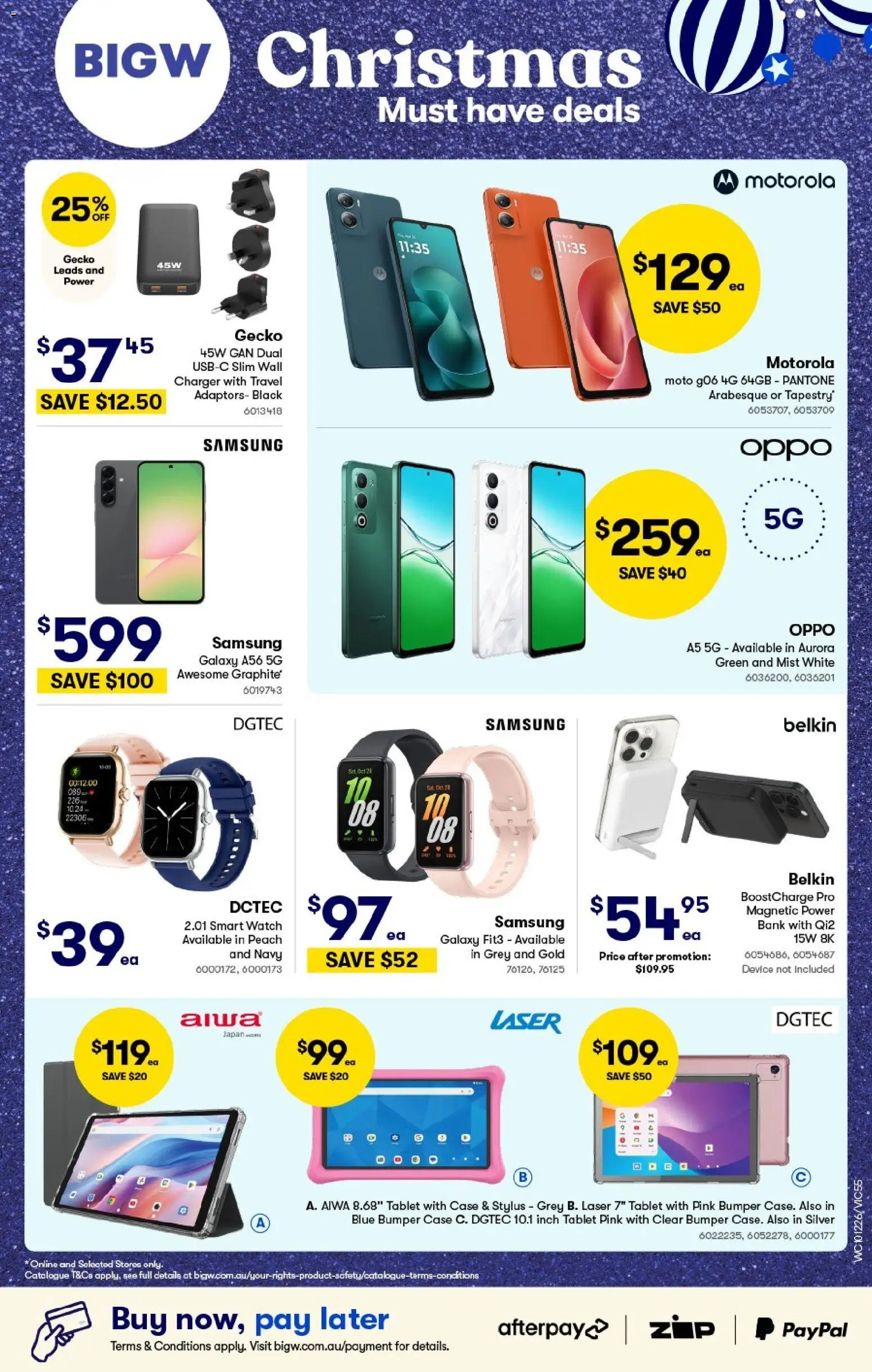 Woolworths catalogue - valid from 10.12.2025 | Page: 55 | Products: Peach, Watch, Tablet, Case