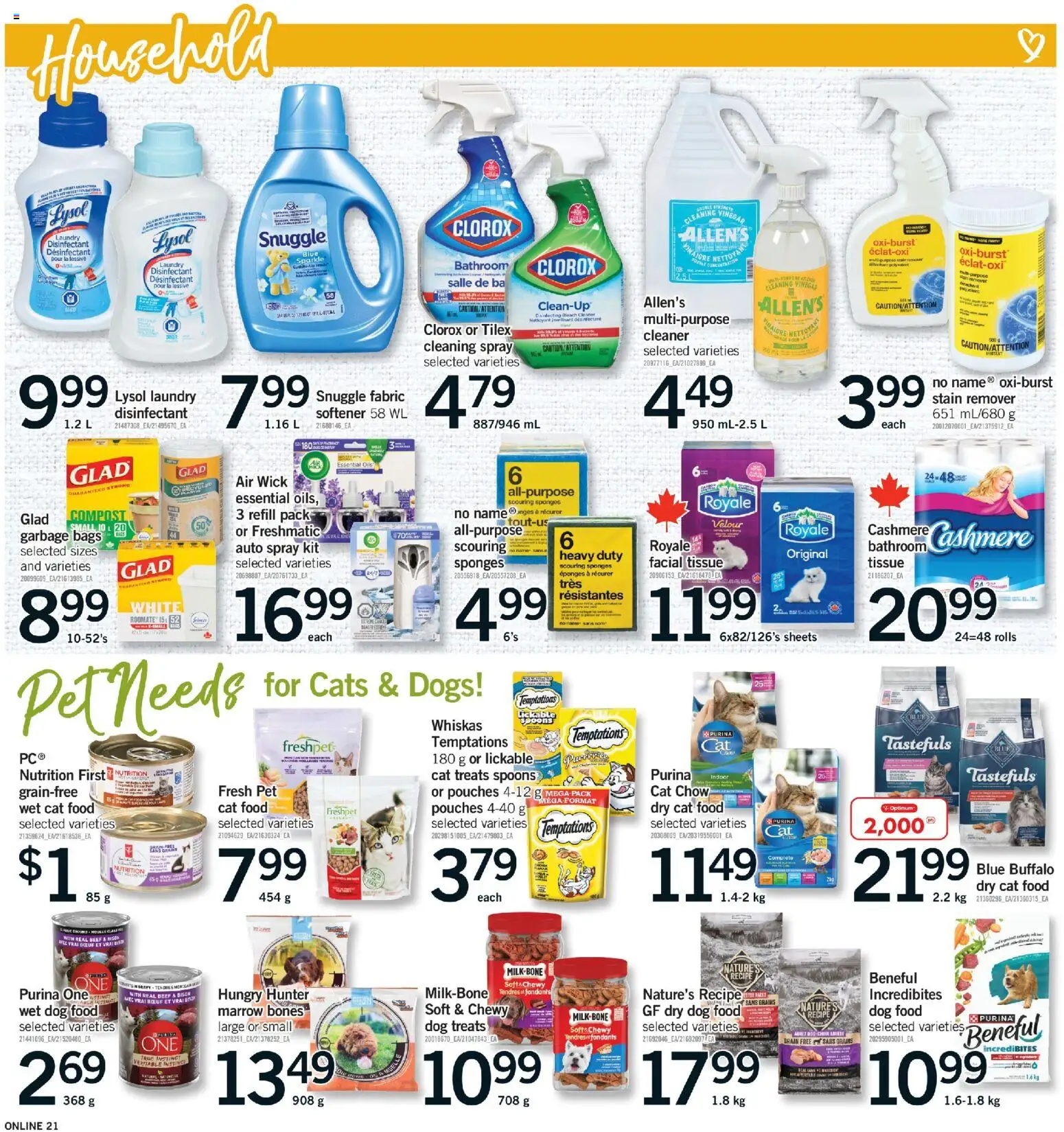 Fortinos flyer valid from 29.01.2026 | Page: 21 | Products: Beef, Stain remover