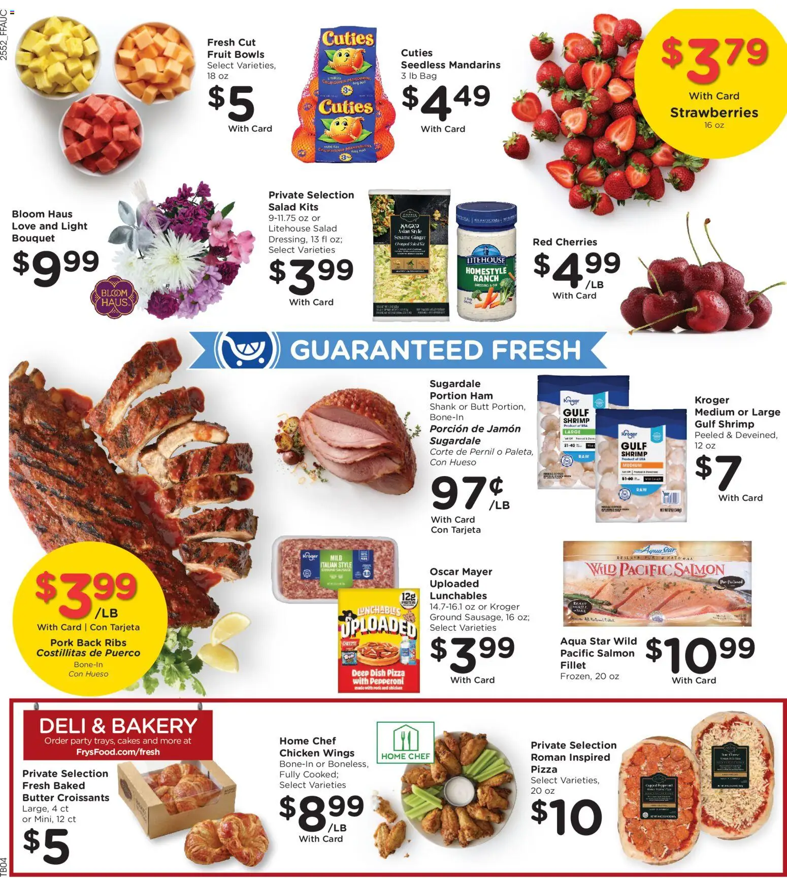 Fry's Food Weekly Ad - valid from 28.01.2026 | Page: 8 | Products: Pork, Sausage, Croissants, Bag