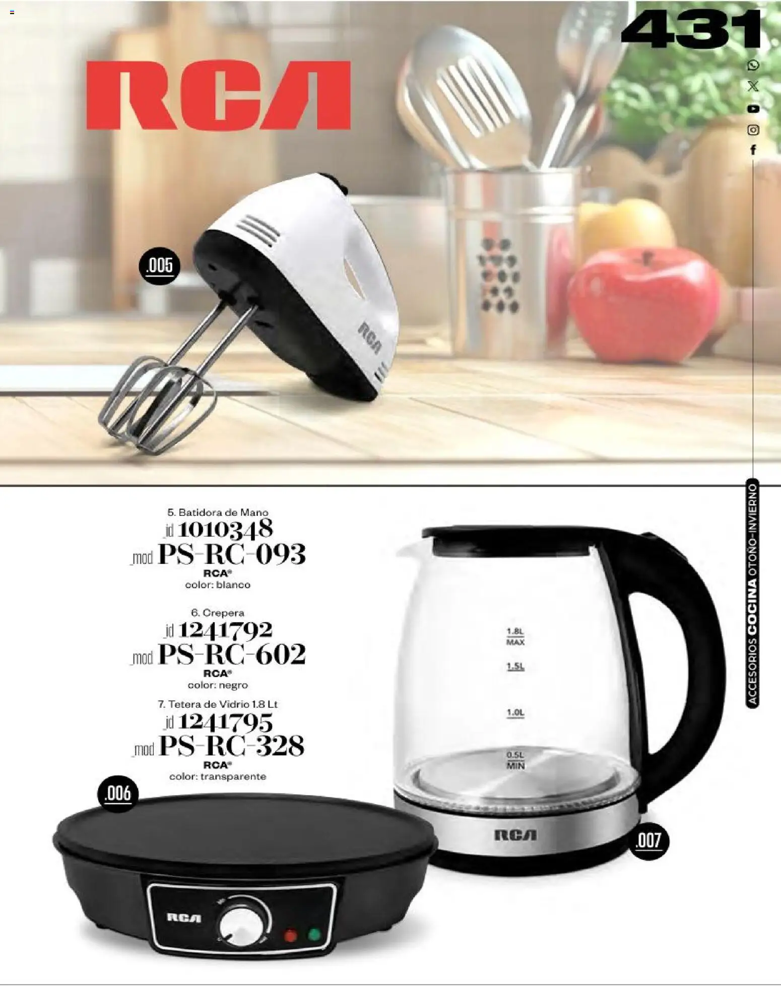 Nuevas ofertas de Price Shoes válidas en toda la República Mexicana desde el 03.11.2025. ¡Encuentra las mejores ofertas en Price Shoes catálogo Accesorios! | Página: 431 | Productos: Tetera, Cocina, Batidora