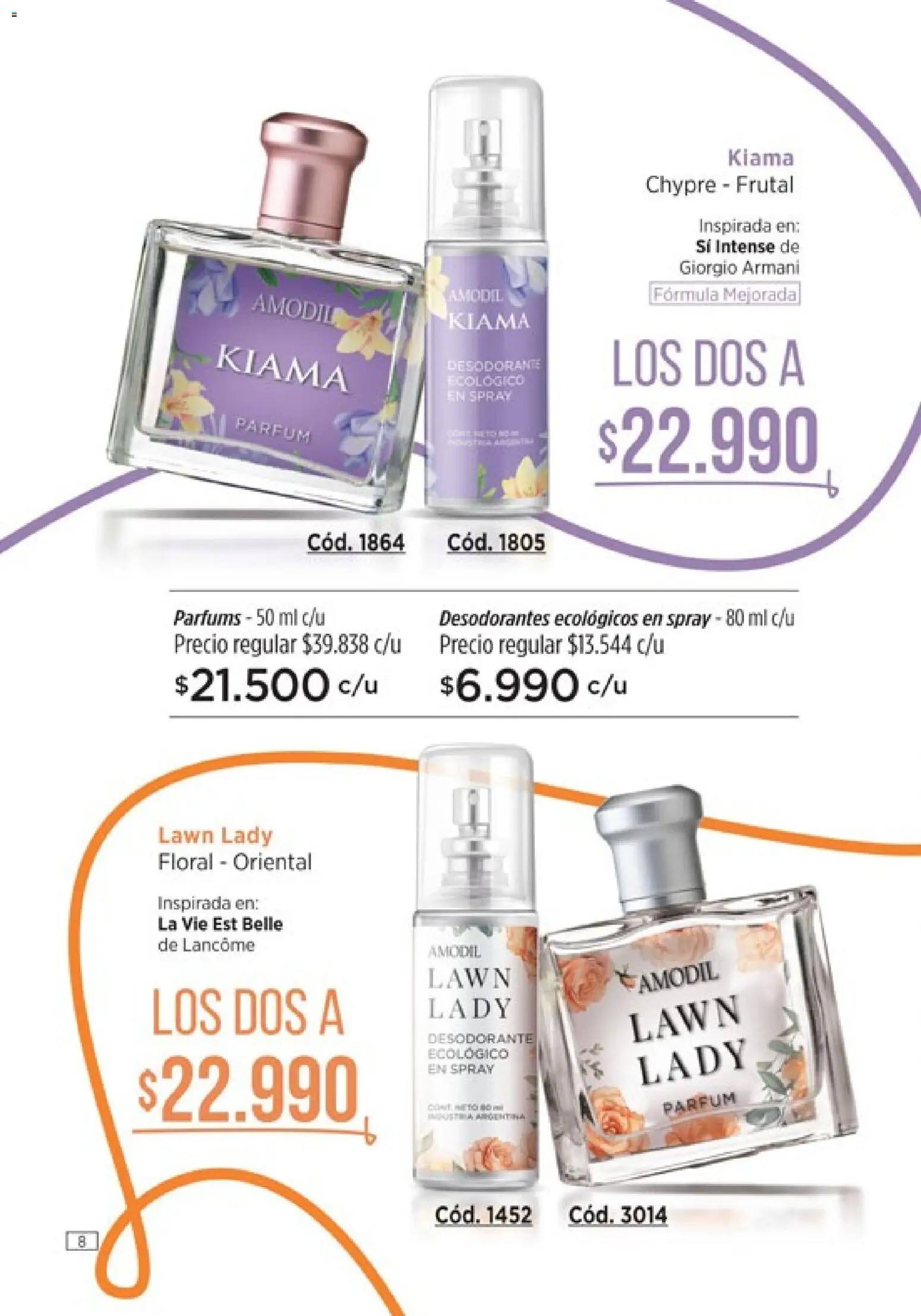 Catálogo Amodil Campaña 4 │ válido desde el 01.03.2026 | Página: 8 | Productos: Desodorante