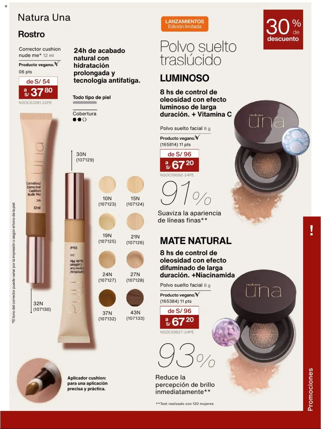 Catálogo Natura válido desde 24.05.2025 | Página: 151 | Productos: Corrector, Polvo