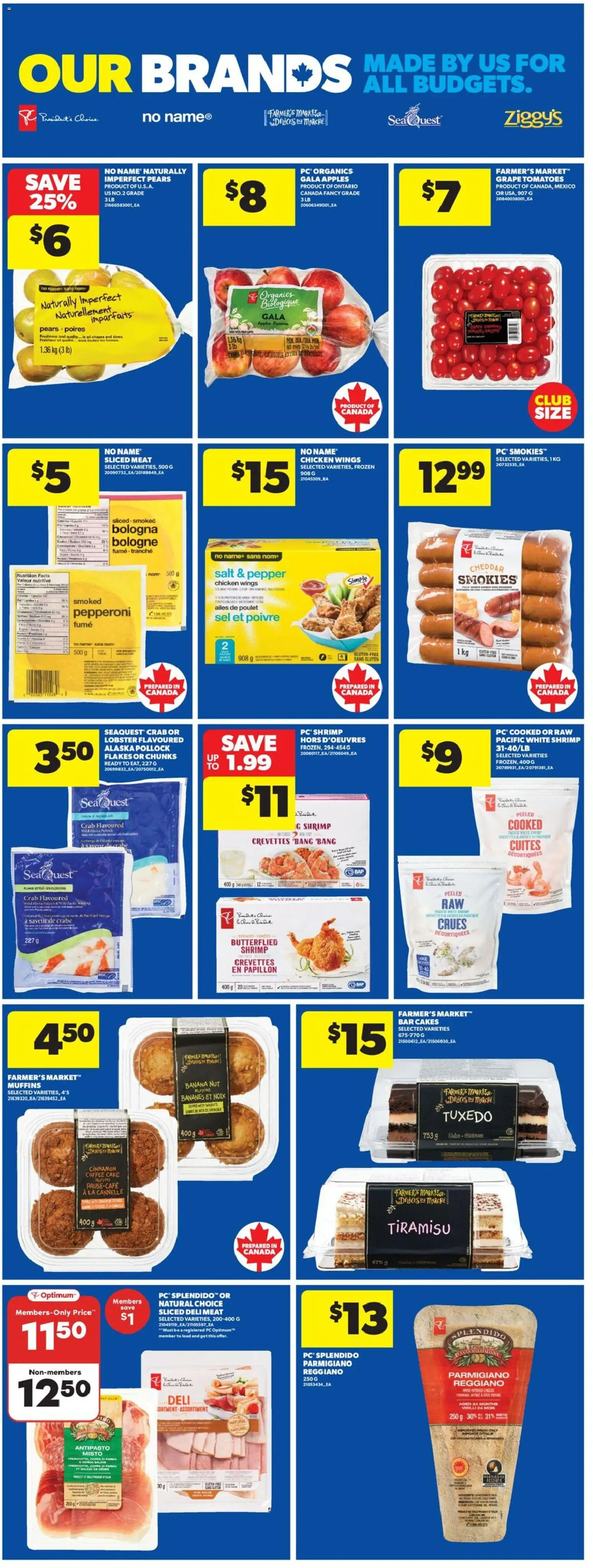 Real Canadian Superstore flyer valid from 22.01.2026 | Page: 7 | Products: Flakes, Chicken wings, Salami, Tomatoes