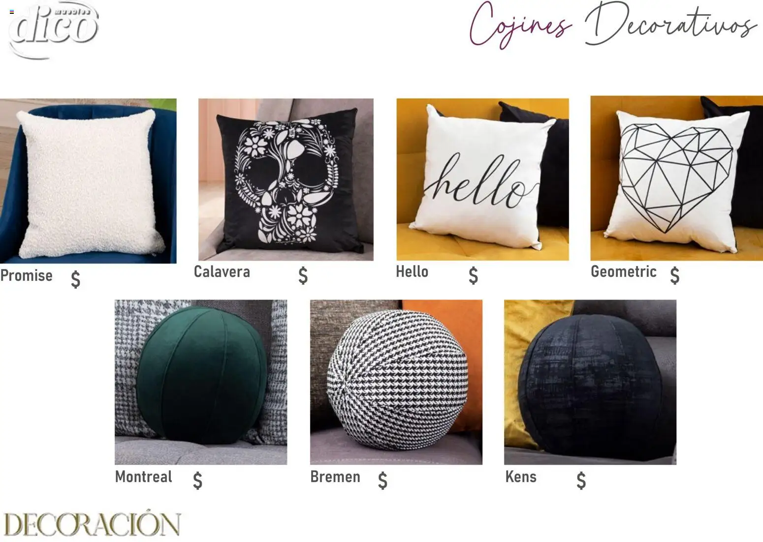 Nuevas ofertas de Muebles Dico válidas en toda la República Mexicana desde el 09.12.2025. ¡Encuentra las mejores ofertas en Muebles Dico catálogo Decoración! | Página: 56