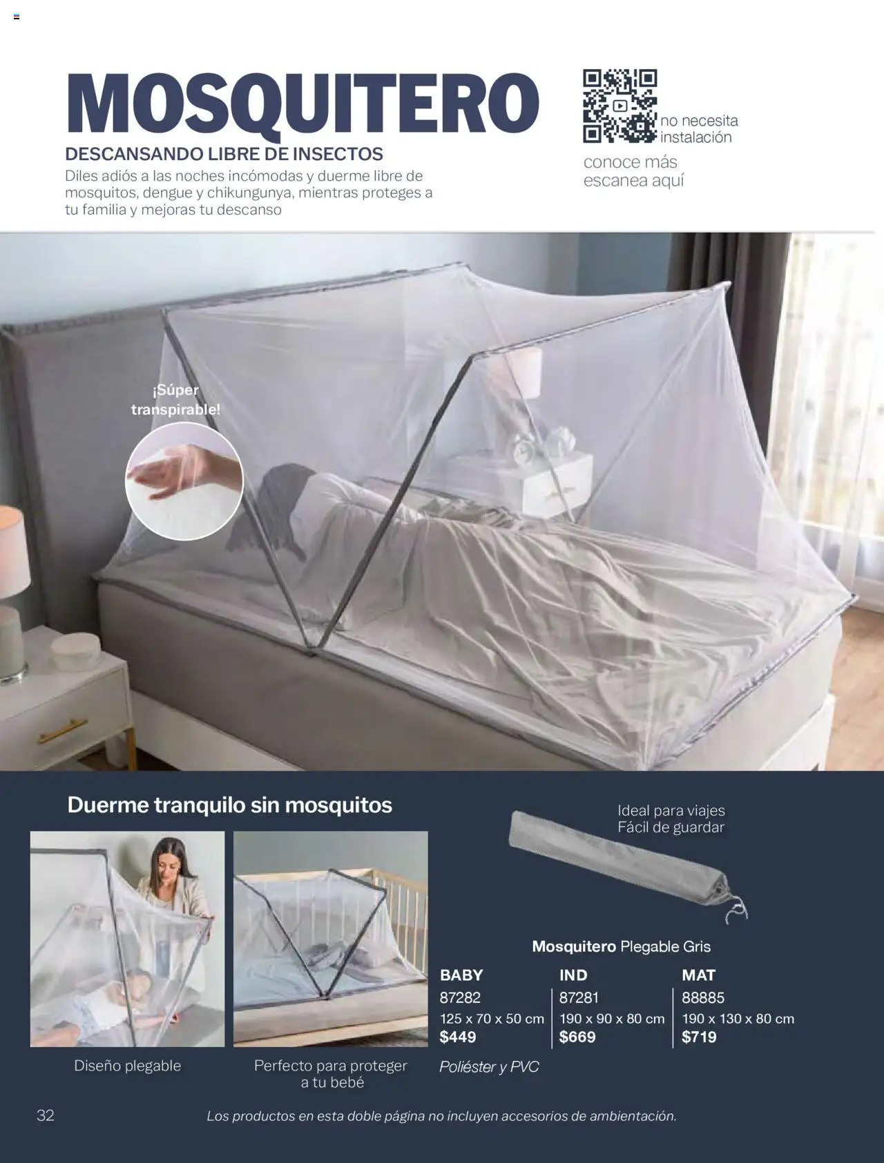 Nuevas ofertas de Vianney válidas en toda la República Mexicana desde el 09.09.2024. ¡Encuentra las mejores ofertas en Vianney catálogo - Biasi! | Página: 34 | Productos: Mosquitero