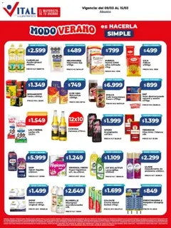 Vista previa Vital - Ofertas fin - Abasto válido desde el 09.03.2026