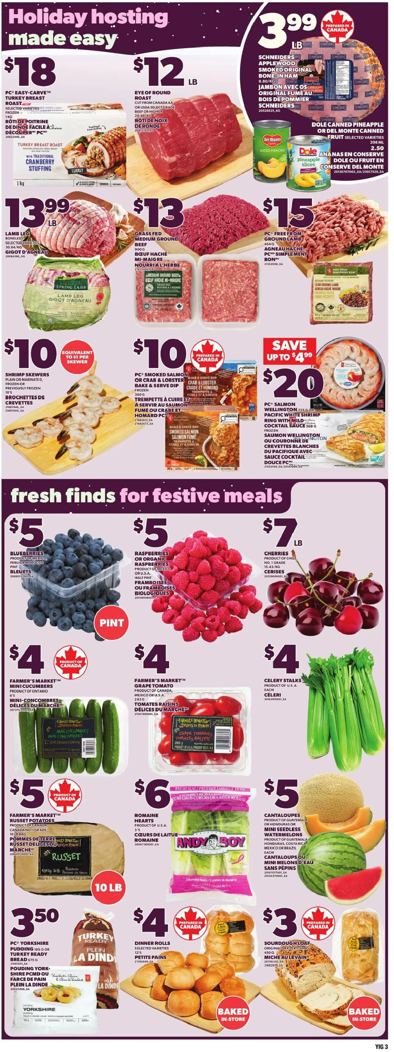 Independent Grocer flyer valid from 18.12.2025 | Page: 6 | Products: Beef, Pineapple, PC, Bread