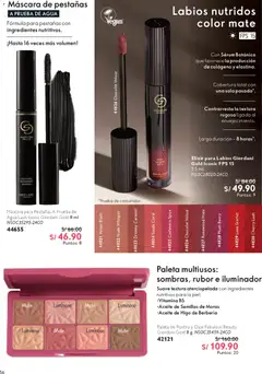 Vista previa de folleto Oriflame - Campaña 01 de la Oriflame válido desde 27.12.2025 | Página: 56 | Productos: Máscara, Aceite, Rubor