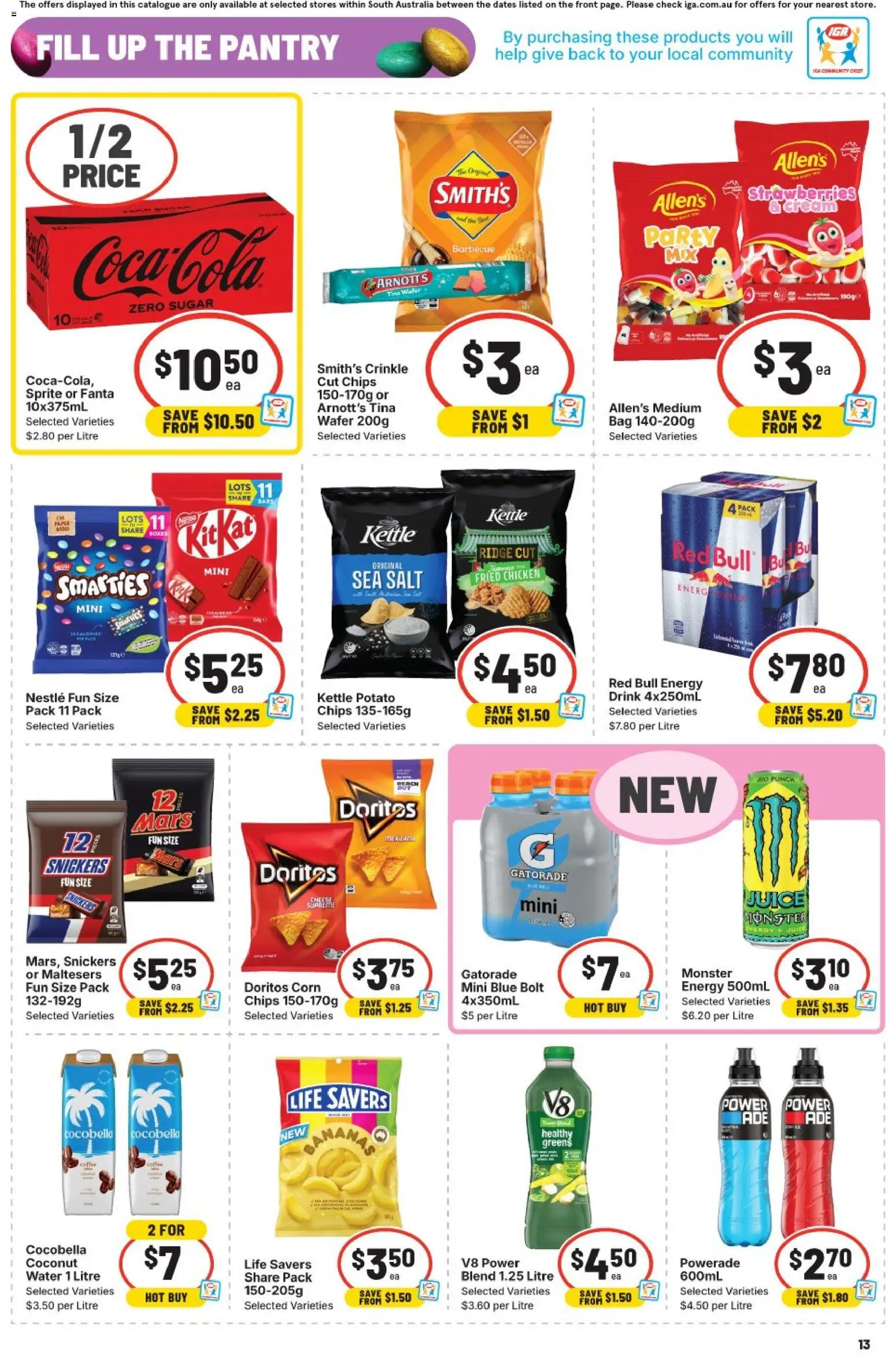 IGA catalogue - valid from 25.03.2026 | Page: 9 | Products: Chicken, Water, Greens, Kettle