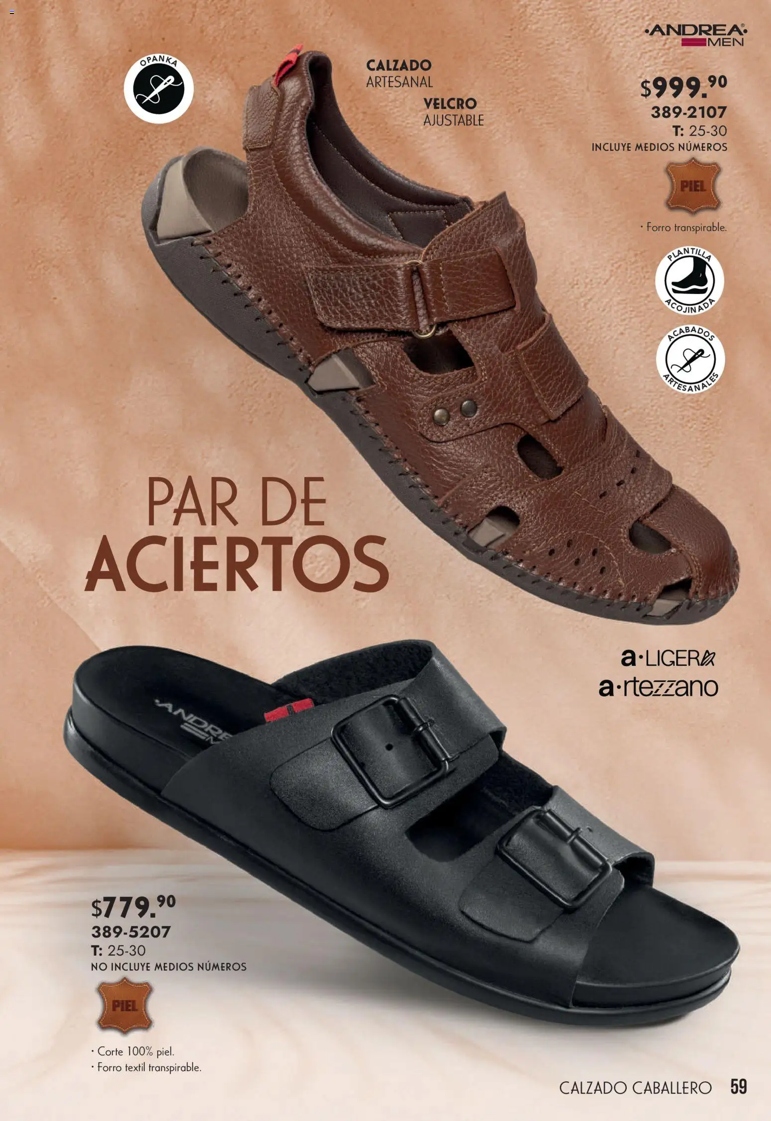 Nuevas ofertas de Andrea válidas en toda la República Mexicana desde el 22.03.2026. ¡Encuentra las mejores ofertas en Andrea catálogo Avances de Verano! | Página: 59