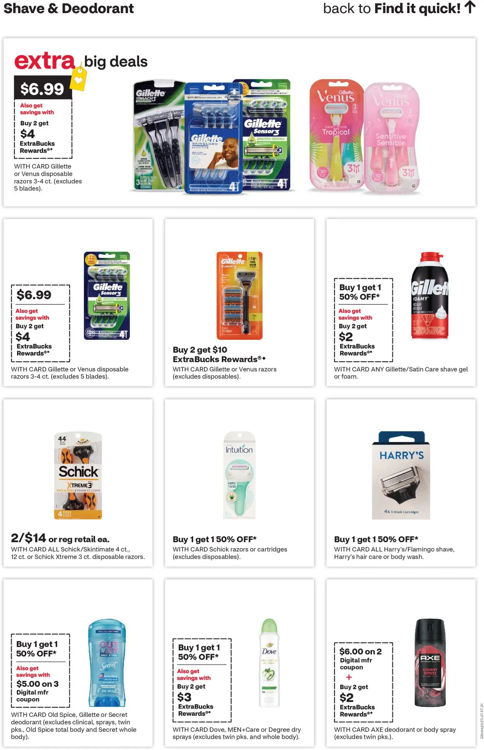 CVS Pharmacy Weekly Ad - DC - valid from 15.02.2026 | Page: 15 | Products: Axe, Deodorant, Shave Gel