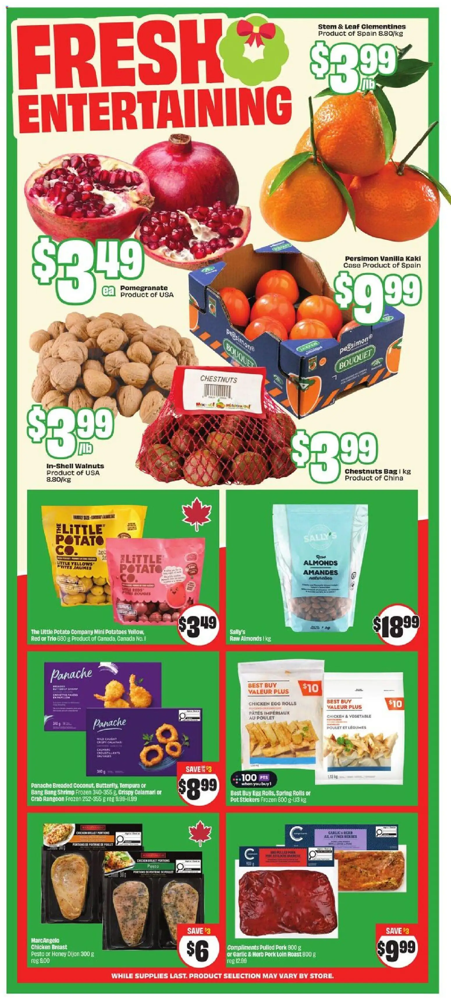 FreshCo flyer valid from 04.12.2025 | Page: 6 | Products: Potatoes, Case, Bag, Pork