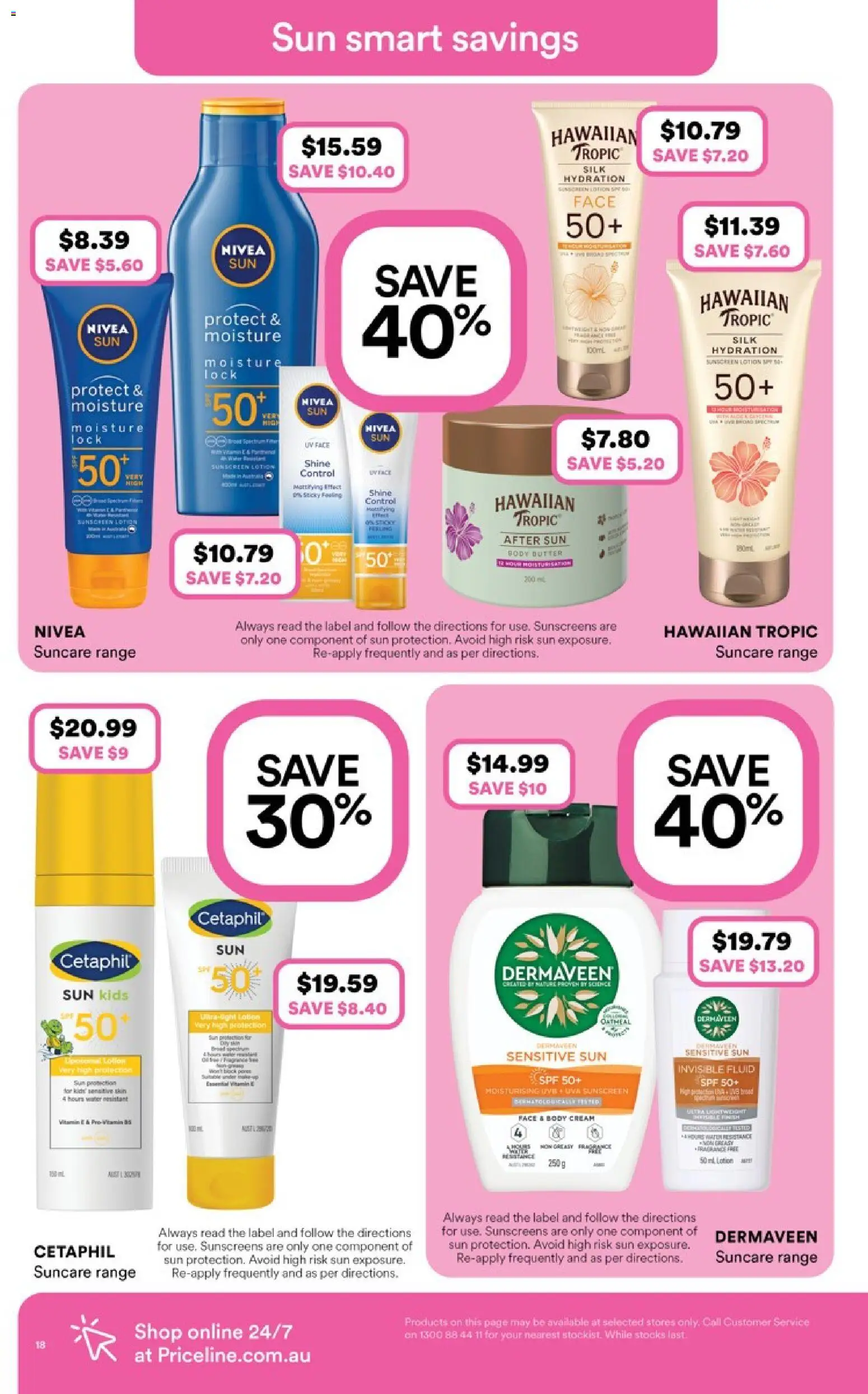 Priceline Pharmacy catalogue - valid from 22.01.2026 | Page: 18 | Products: Butter, Body butter, Body cream, Sun protection